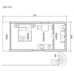 Tiny House For Backyard With Bathroom