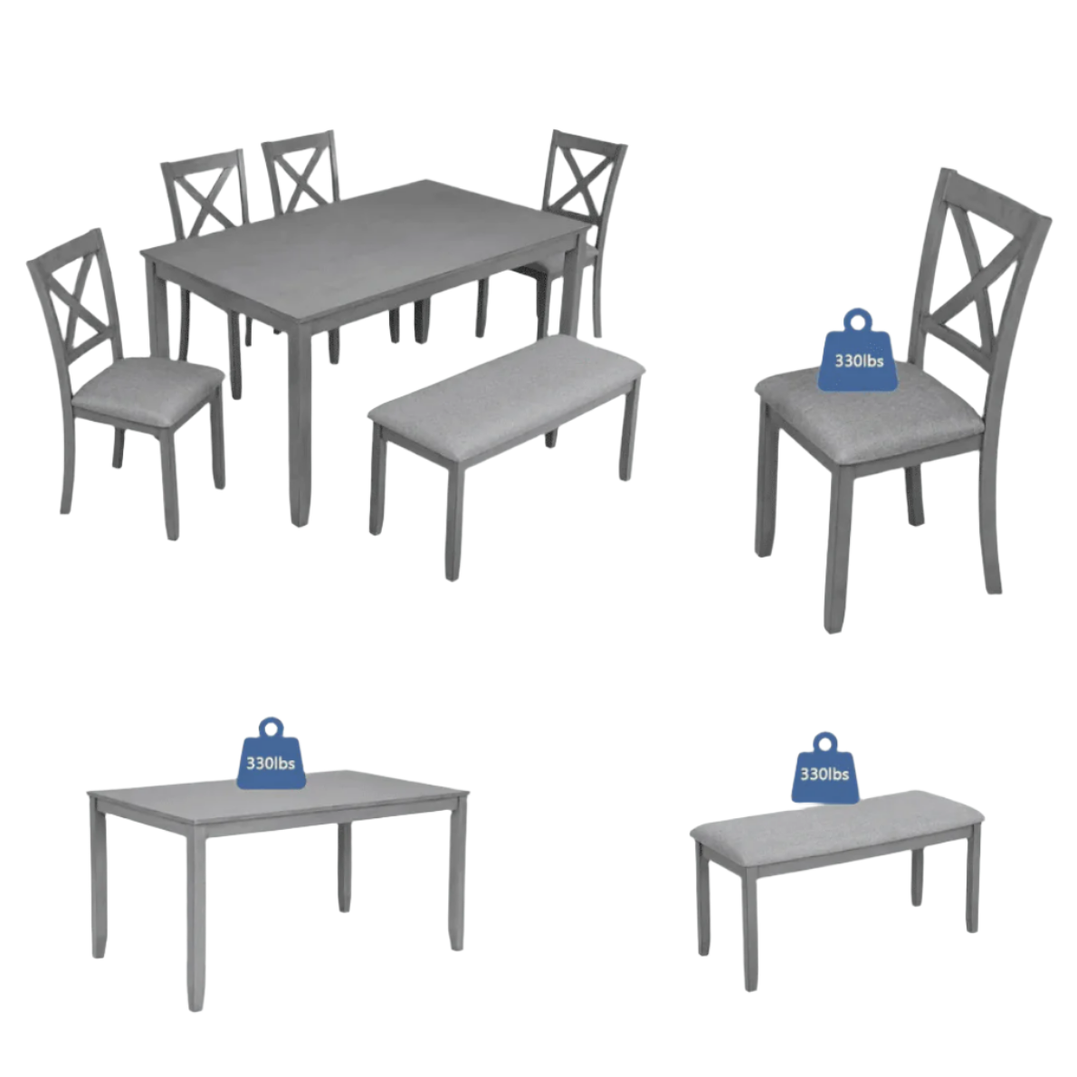 Dining Table With Bench And Chairs