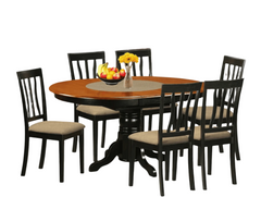 Solid Wood Dining Table With 6 Chairs