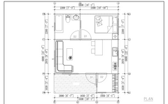 FST-450 Tiny Wood House Kit With Bedroom, Bathroom & Kitchen (400sqft)