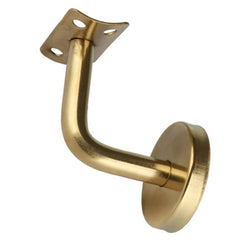 modern bracket for wood round handrail